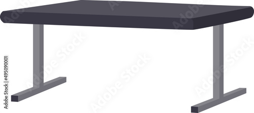 Sport Bench for Gym Cartoon Illustration