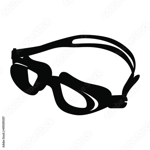 Goggles (safety glasses) vector illustration