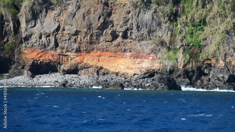 Madeira Küste vor Estreito da Calheta Portugal Madeira Küste vor Estreito da Calheta Portugal