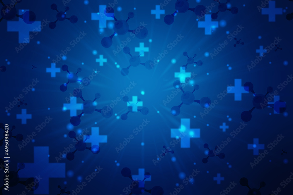 Abstract Medical and health care background, Medical Science concept Abstract Medical and health care background, Medical Science concept