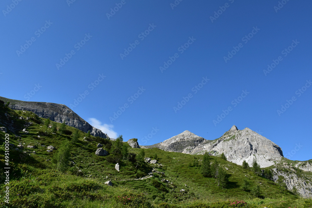 Fototapeta premium mountain landscape with sky