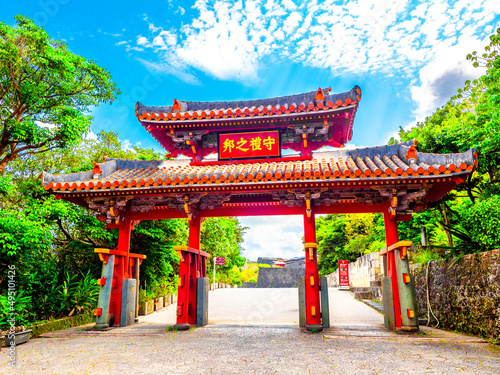 Obraz na płótnie 首里城公園 守礼門（沖縄県那覇市） 