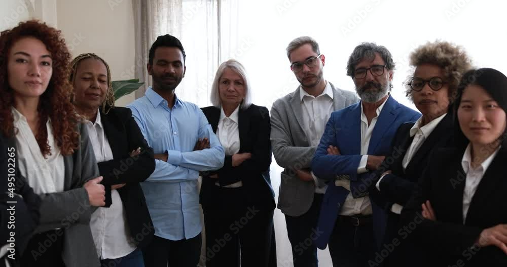 Multiracial business people working inside bank office - Startup and meeting concept Multiracial business people working inside bank office - Startup and meeting concept