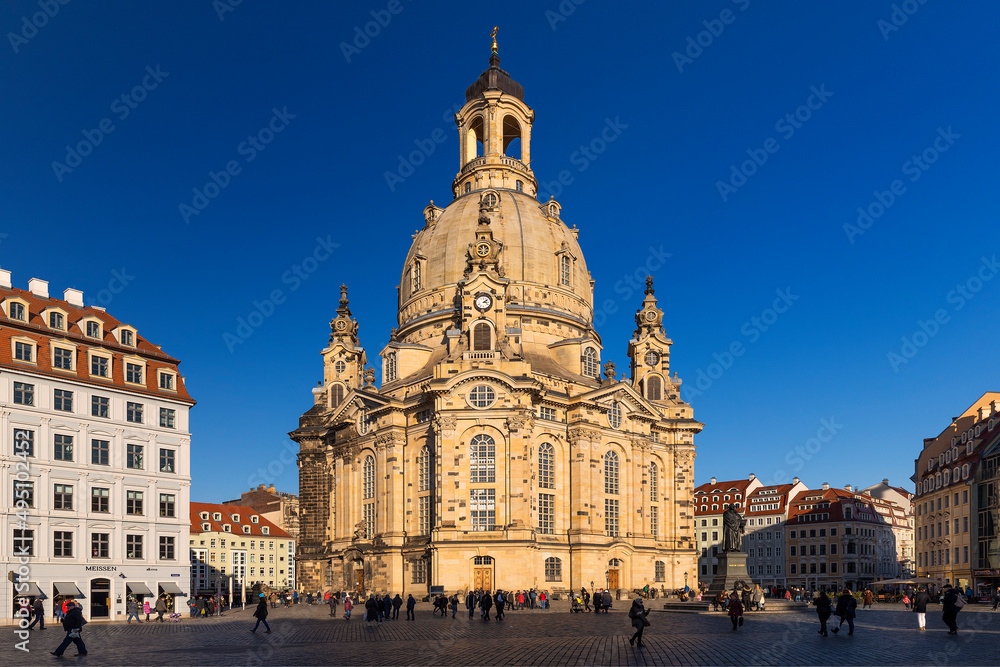 Dresden, Frauenkirche, Sachsen, Deutschland < english> Dresden, Frauenkirche, Saxony, Germany