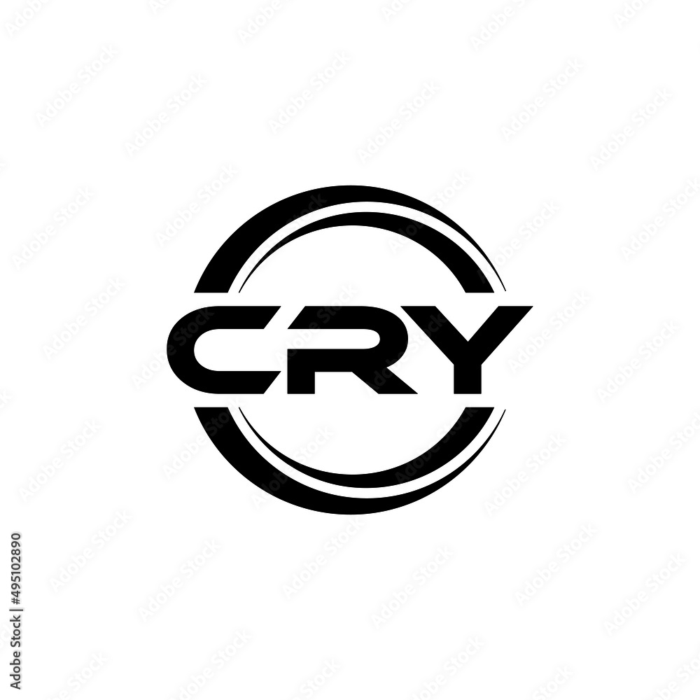 CRY letter logo design with white background in illustrator, vector logo modern alphabet font overlap style. calligraphy designs for logo, Poster, Invitation, etc. CRY letter logo design with white background in illustrator, vector logo modern alphabet font overlap style. calligraphy designs for logo, Poster, Invitation, etc.