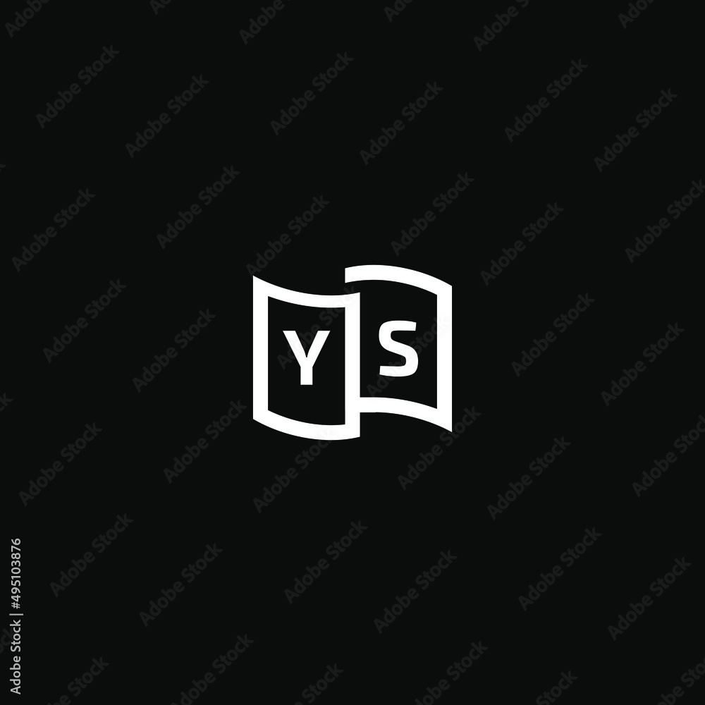 YS letter design for logo and icon.YS monogram logo.vector illustration ...
