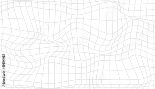 Checkered background with distorted squares