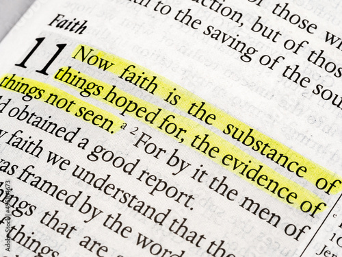 Hebrews chapter 11 verse 1