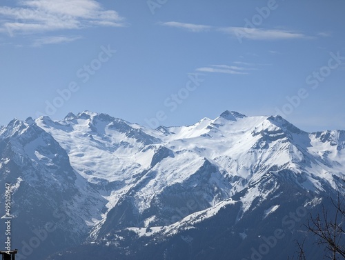 snow covered mountains © S