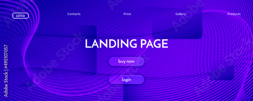 Fluid Background. Abstract Flow Lines Landing Page. Color Gradient Texture. Vector Digital Magazine. Purple Memphis Concept. Futuristic Fluid Background. 3d Banner. Vivid Fluid Background.