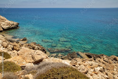 Seascape Cape Greco peninsula park, Cyprus. © Panama