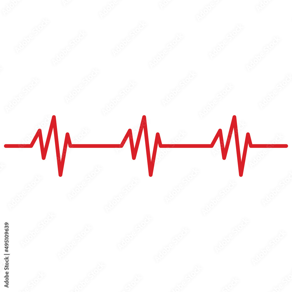 Pulse line or medical wave. Vector logo design concept illustration template Pulse line or medical wave. Vector logo design concept illustration template