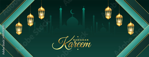 decorative ramadan kareem iftar seasonal banner design