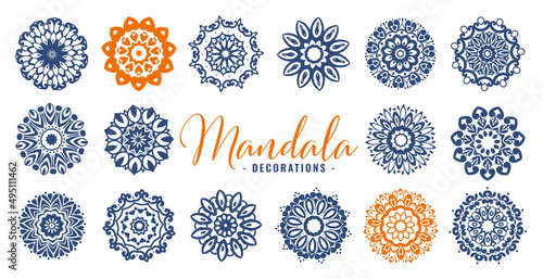 big set of mandala design patterns