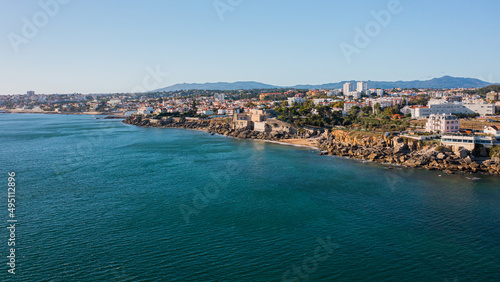 small beach in middle of Cascais © surfmore