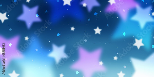 Starry sky illustration. Abstract background with stars.