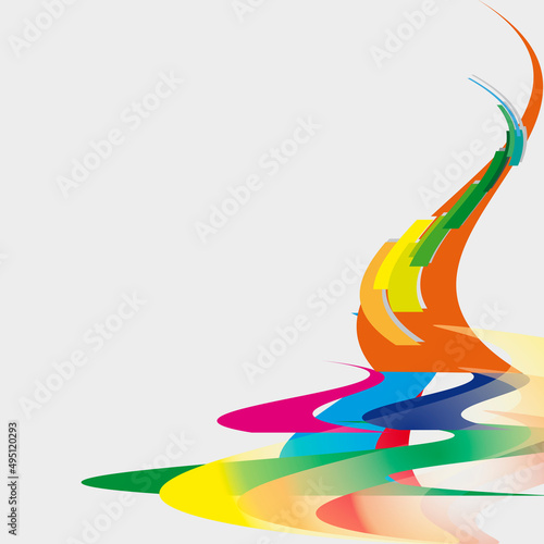 Layout Seitspitze Flagge