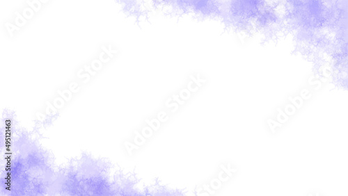 水彩テクスチャの背景素材 ブルー 冬イメージ 横長 16:9