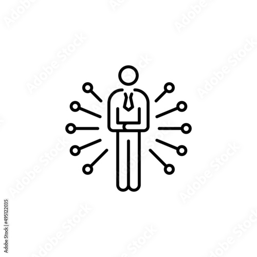 Business Leadership icon in vector. logotype