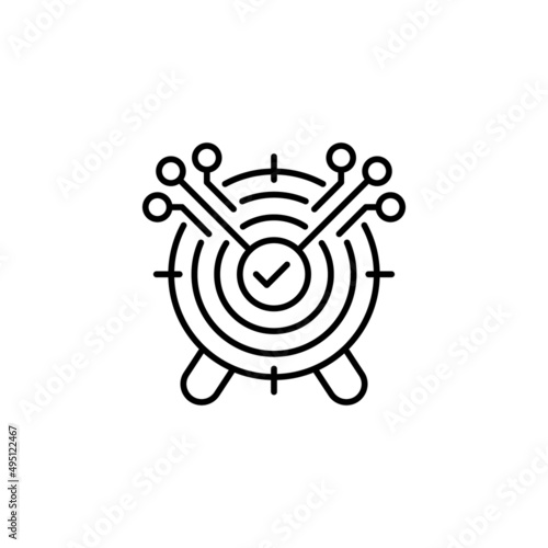 Strategist icon in vector. logotype