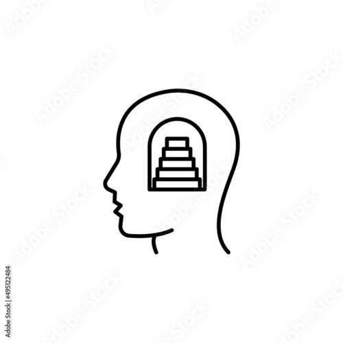 Mentality icon in vector. logotype