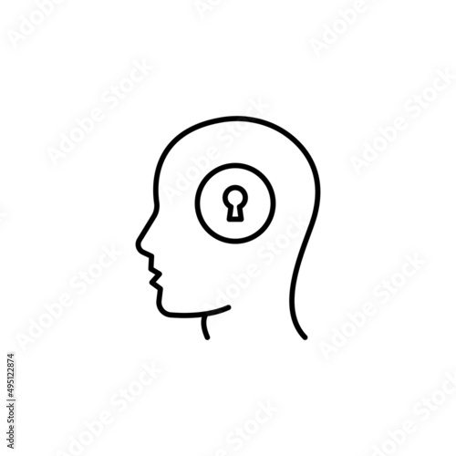 Self Awareness icon in vector. logotype