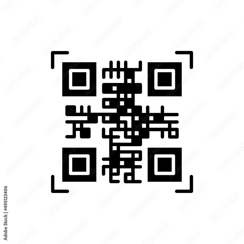 Qr Code icon in vector. logotype