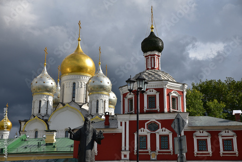 Coupoles dorées à Moscou. Russie photo