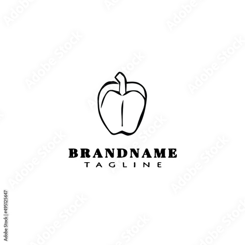 habanero chili peppers logo template icon vector illustration