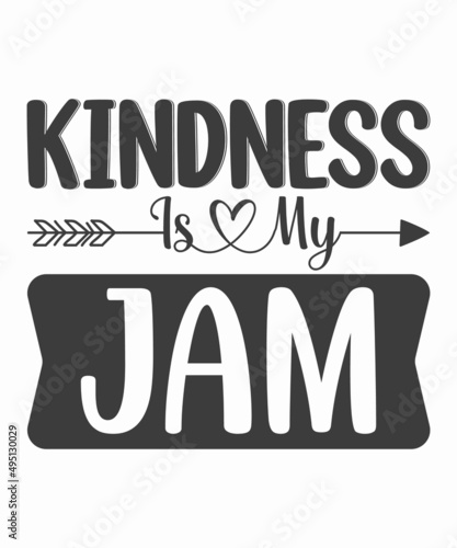 Kindness is my jam - Hanukkah quote. Hand lettering for your design. typography design. Design for a pub menu, beerhouse, brewery poster, label, or T-Shirt.