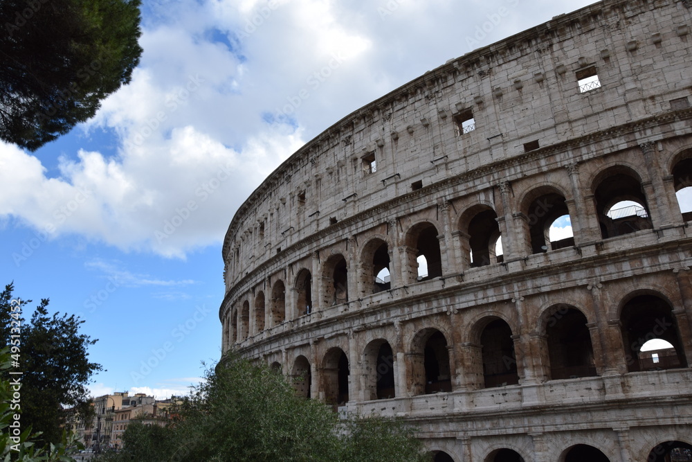 The Colosseum in Rome Italy 