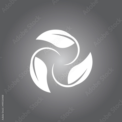 leaf logo vector template symbol and design icon