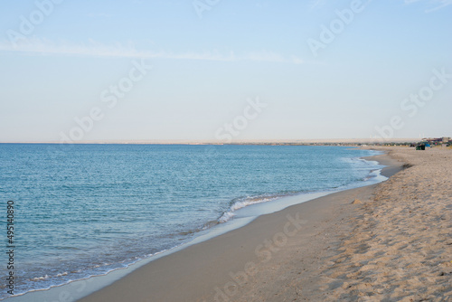 beach in the morning