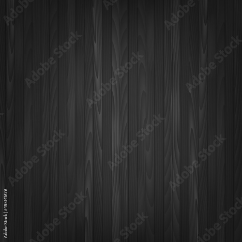 3D Fototapete Badezimmer - Fototapete Dark black wooden background. Vector