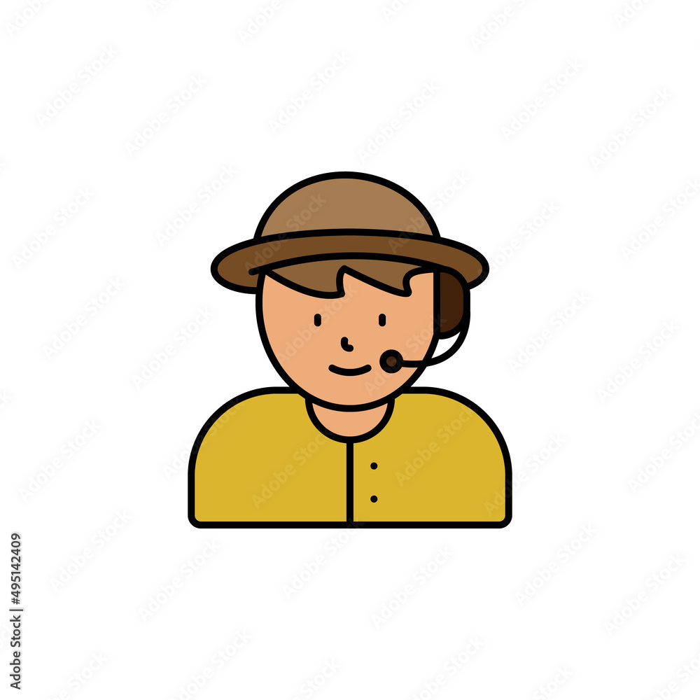 call center, avatar line icon. Elements of call centre illustration icon. Premium quality graphic design icon. Can be used for web, logo, mobile app, UI, UX call center, avatar line icon. Elements of call centre illustration icon. Premium quality graphic design icon. Can be used for web, logo, mobile app, UI, UX