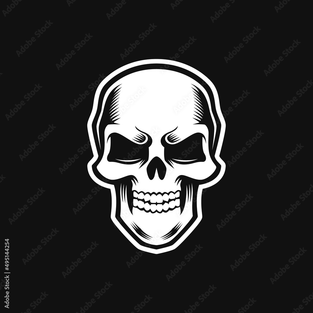 skull vector design for logo icon skull vector design for logo icon