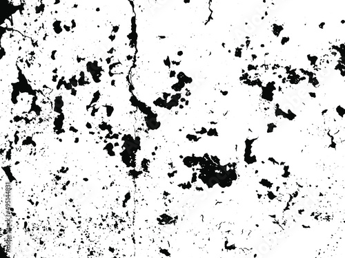 Rustic grunge vector texture with grain and stains. Abstract noise background. Weathered surface. Dirty and damaged. Detailed rough backdrop. Vector graphic illustration with transparent white. EPS10.