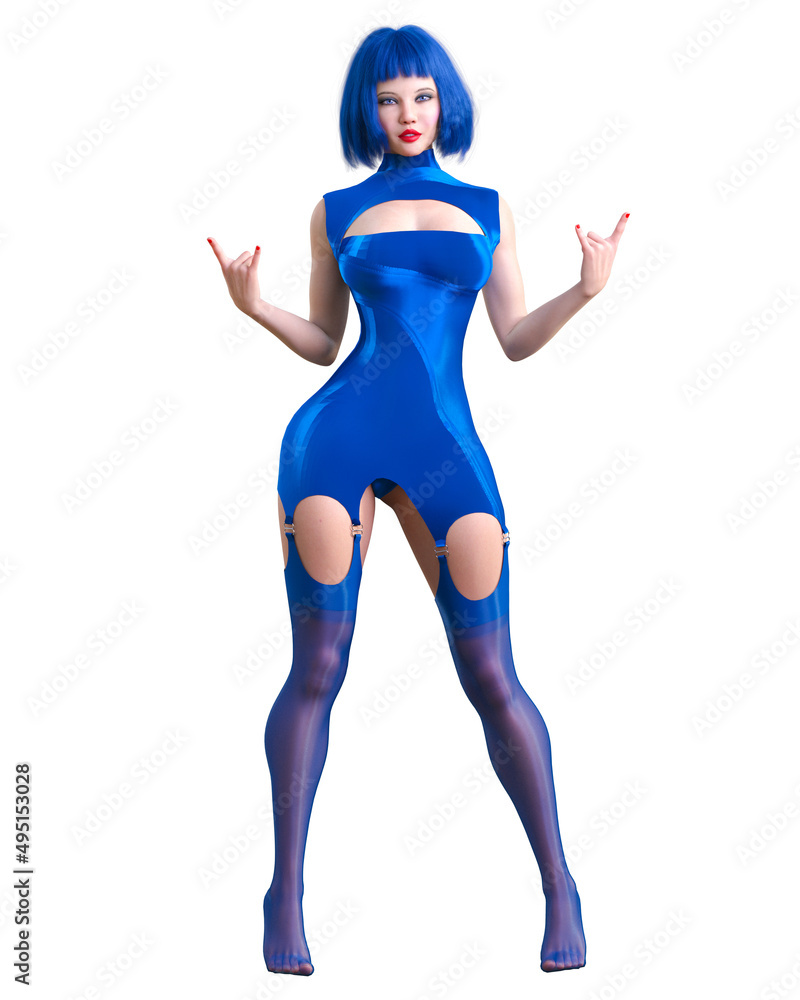 Beautiful woman nylon sleeveless jumpsuit stockings. Beautiful woman nylon sleeveless jumpsuit stockings.