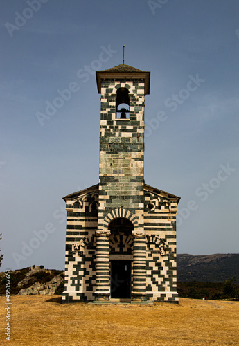 Religious chapel on the heights of Bastia in Corsica