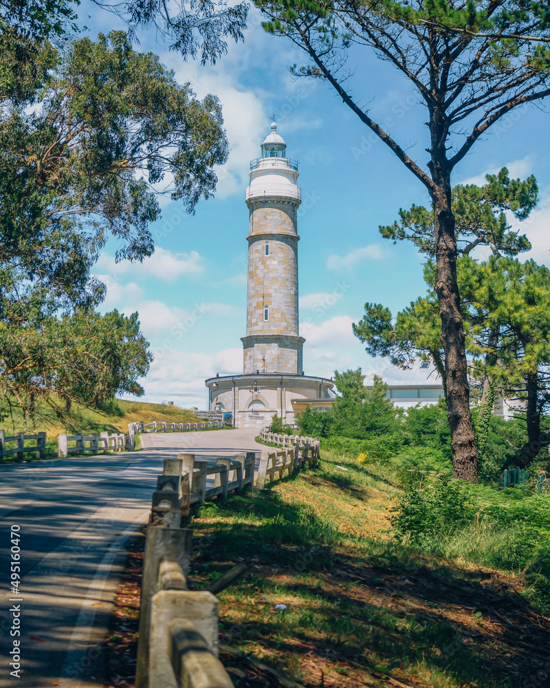 Photo of the Cabo Mayor Lighthouse in the City of Santander Cantabria Photo of the Cabo Mayor Lighthouse in the City of Santander Cantabria