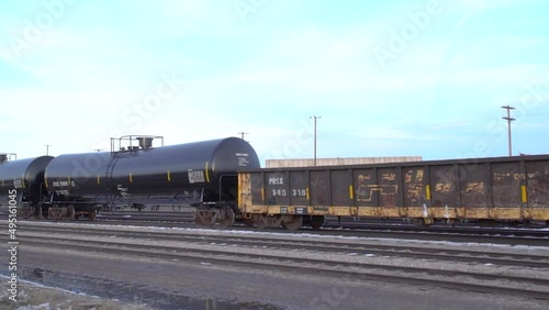 railway theme. Transport system for cargo handling.Freight train.
