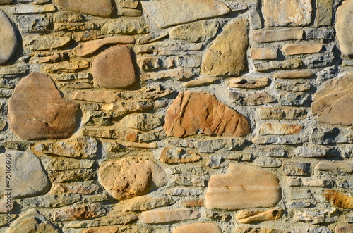 brown stone wall. Design. background.Surface. Backdrop.