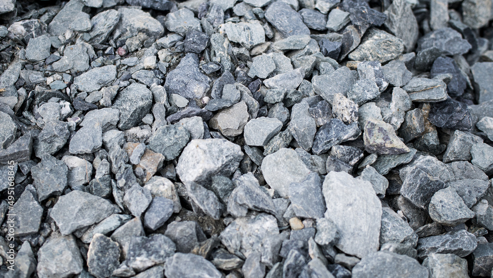 Gravel stones form a beautiful and rugged pattern.
Gravel stones form a beautiful and rugged pattern.