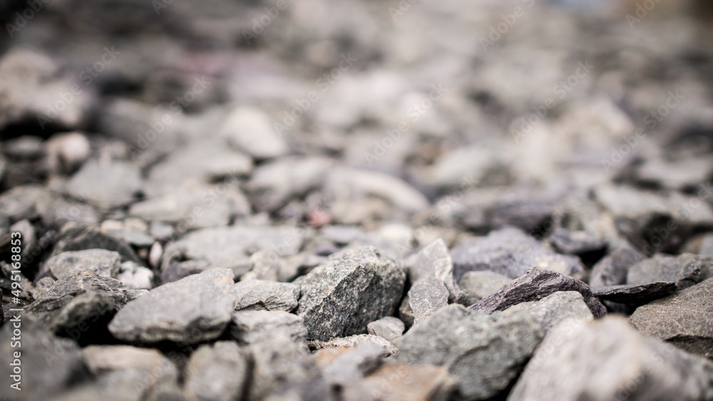 Gravel stones form a beautiful and rugged pattern.
Gravel stones form a beautiful and rugged pattern.