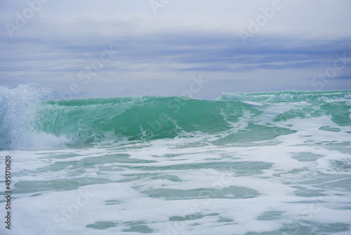 waves on the beach