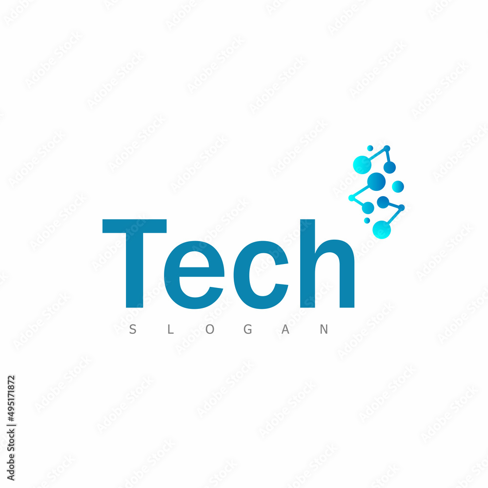 technology logo design vector symbol modern tech technology logo design vector symbol modern tech