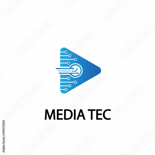 Free Download technology logo design vector symbol modern tech - GFXLoad