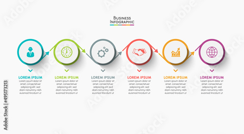Business data visualization. timeline infographic icons designed for abstract background template milestone element modern diagram process technology digital marketing data presentation chart Vector