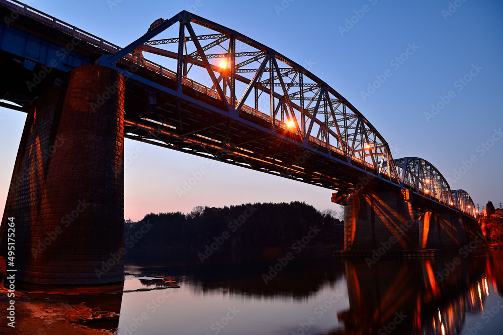 Obraz premium 美濃加茂の太田橋