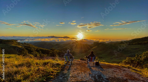 sunset in the mountains © artur